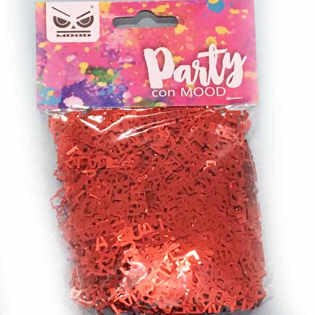 Coriandoli Tavola Laurea Rosso 25gr Decorazione - Palloni e palloncini