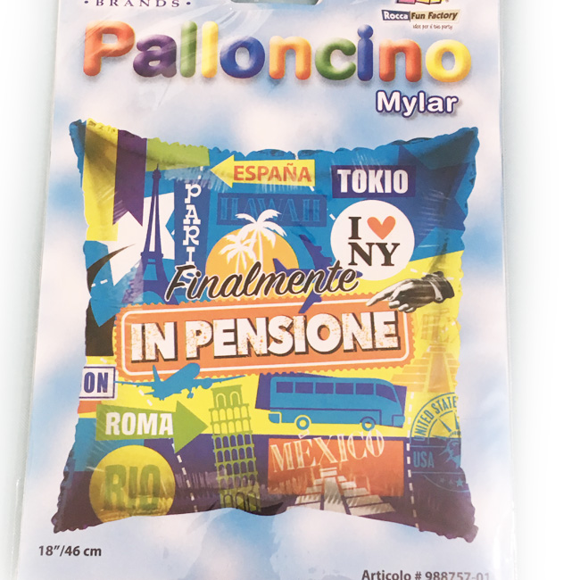 Aria Di Festa Pallone Ad Elio – Multicolore, Modello FES018, Per Compleanni E Feste - 3