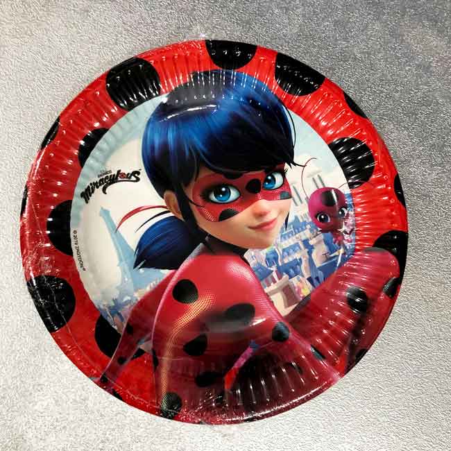 Miraculous - Palloncino A Forma Di Cuore Con Valvola Automatica 45 Cm - Film Lucido Stampato Fronte/Retro - Gonfiabile Con Elio O Aria - 3