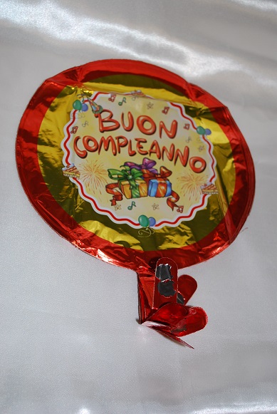 Partycolare- Palloncino Mylar 45 cm Buon Compleanno
