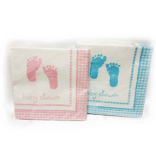 PIEDINI PER BABY SHOWER 50X50CM ROSA E AZZURRO - - Prodotti - | Regali e Bomboniere