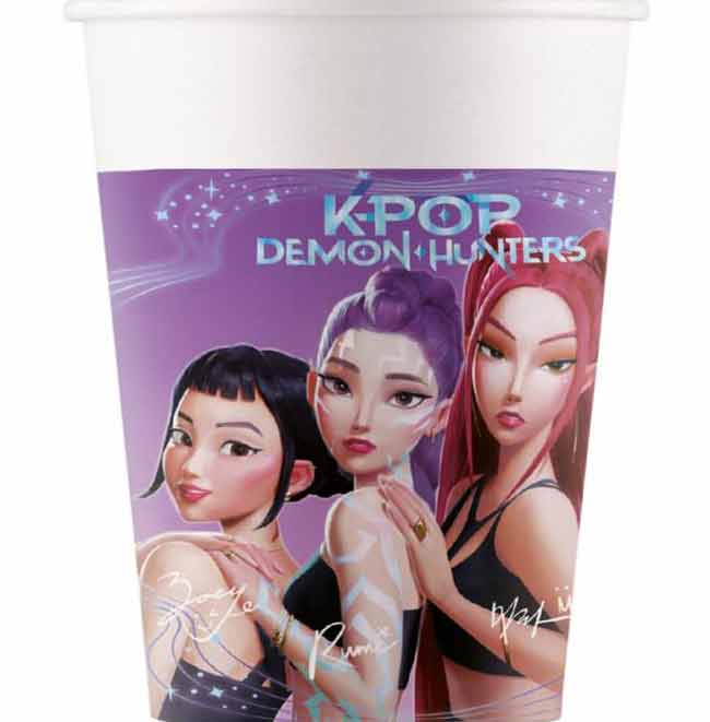 K-Pop Demon Hunters Huntrix Bicchieri 8pz