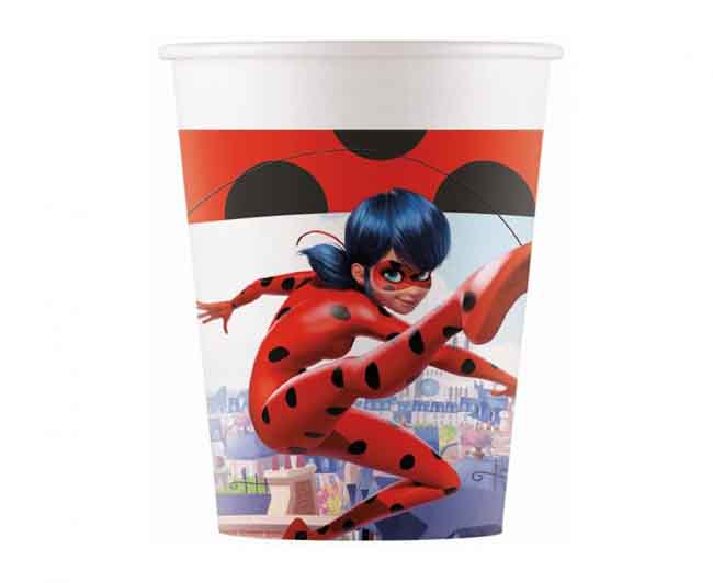 Ladybug Miraculous Bicchieri 8pz