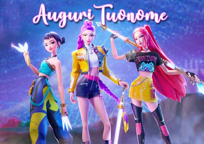 CIALDA DEMON HUNTRIX KPOP HUNTRIX FIBRA VEGETALE TOP QUALITA E RESISTENZA