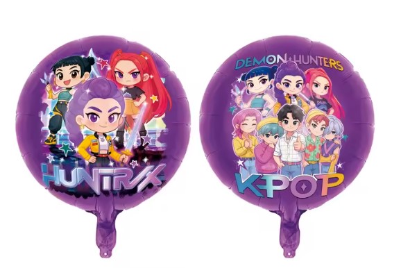 Palloncino K-POP Demon Hunters Huntrix 18"/45cm